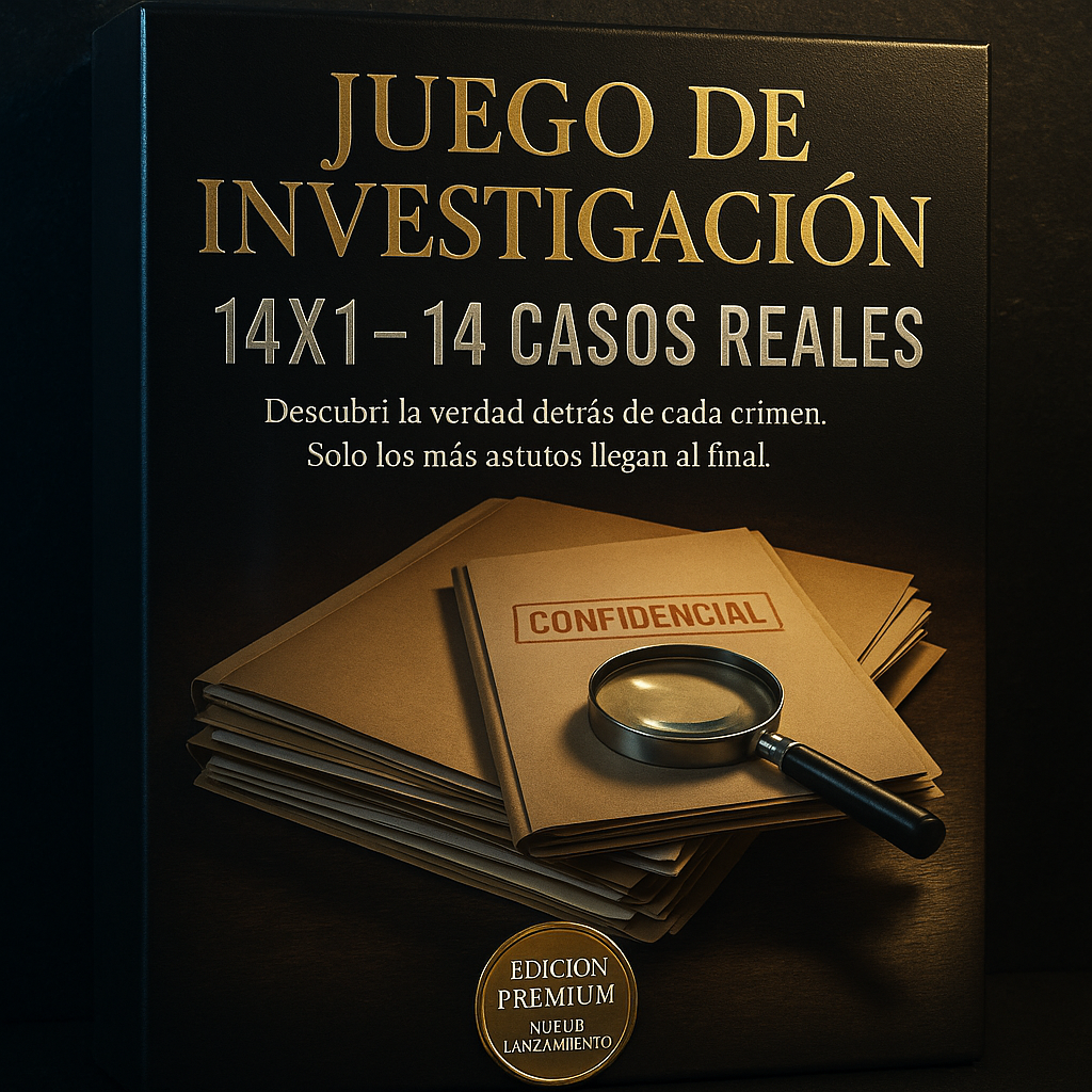 JUEGO DE INVESTIGACIÒN - HOY 14X1 LLEVATE 14 CASOS REALES